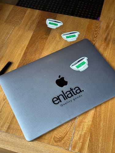Customer photo review of Stickers Laminados Mate