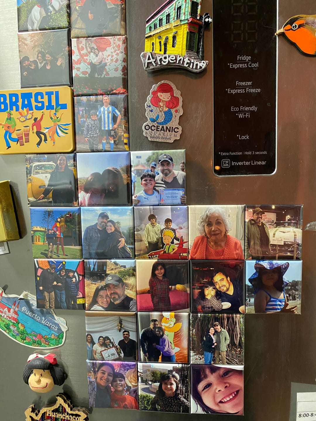 Customer photo review of Pack 12 Imanes personalizados Cuadrados