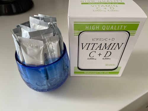 Customer photo review of ビタミンC+D -Wakasapri for Pro.