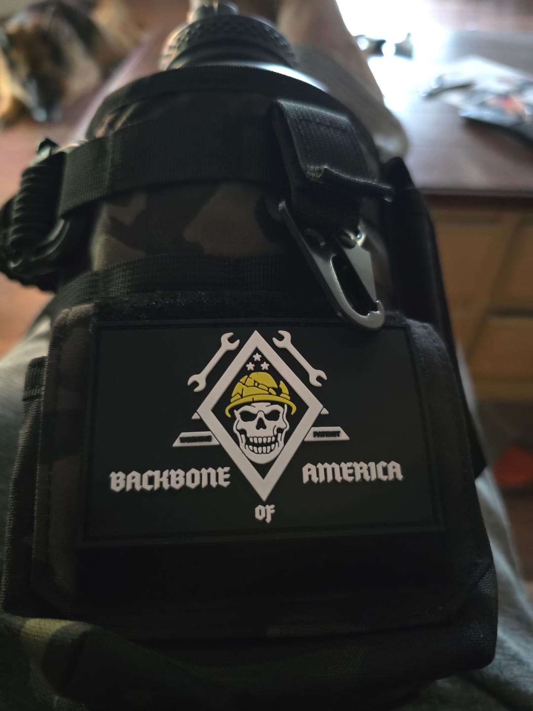 Customer photo review of Backbone of America Patch