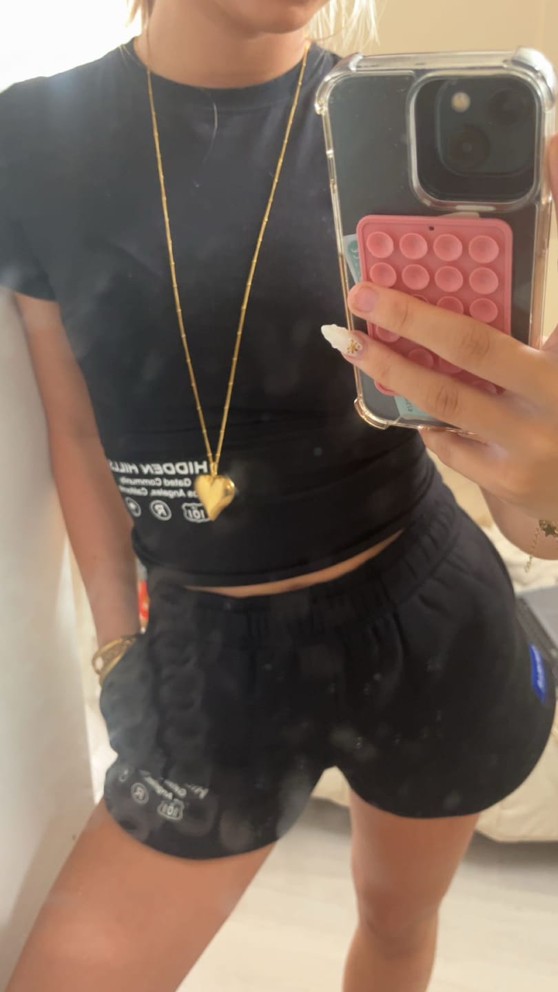 Recenzja zdjęciowa klienta dotycząca szortów LABEL SHORTS BLACK