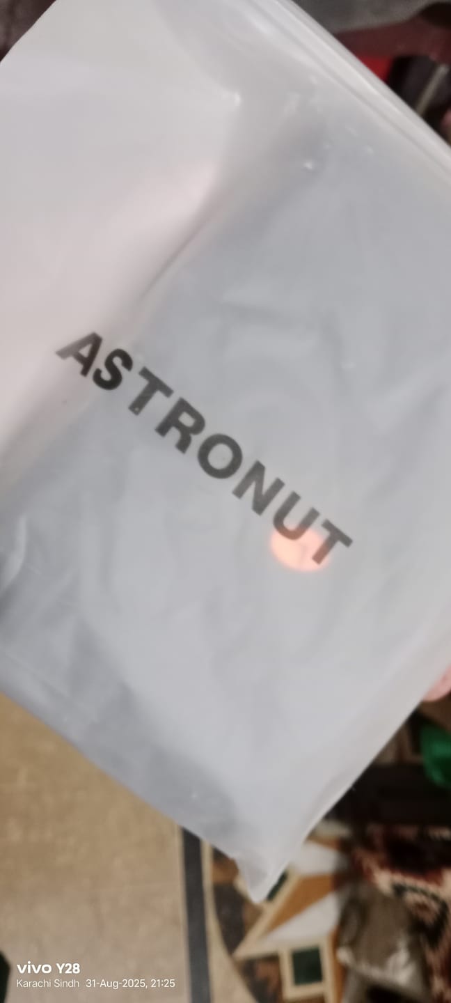 Customer photo review of Astronut Men's Boxer Shorts Galaxy Blue With Geni-Tech Pouch