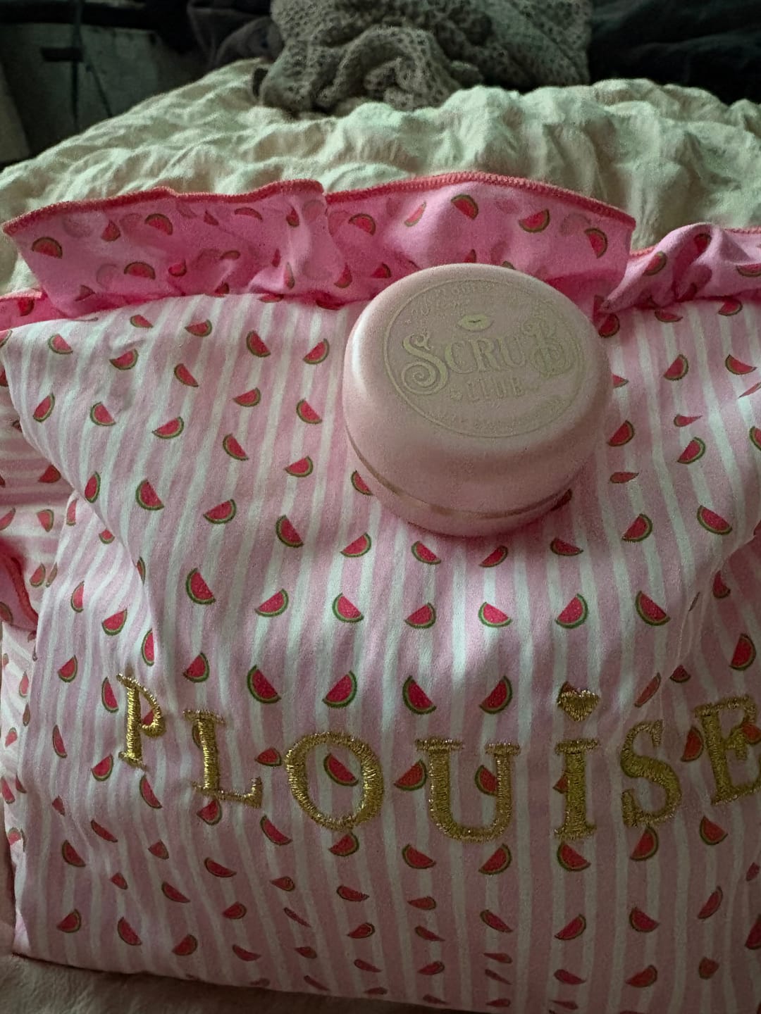 Customer photo review of P. Louise Skincare Bag