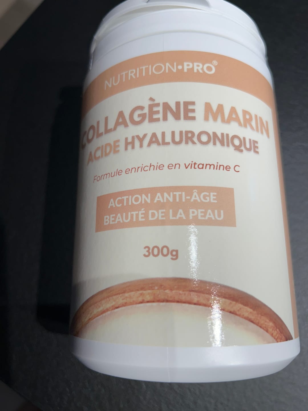 Customer photo review of COLLAGÈNE MARIN NATICOL® / ACIDE HYALURONIQUE (EN POUDRE) - 300G