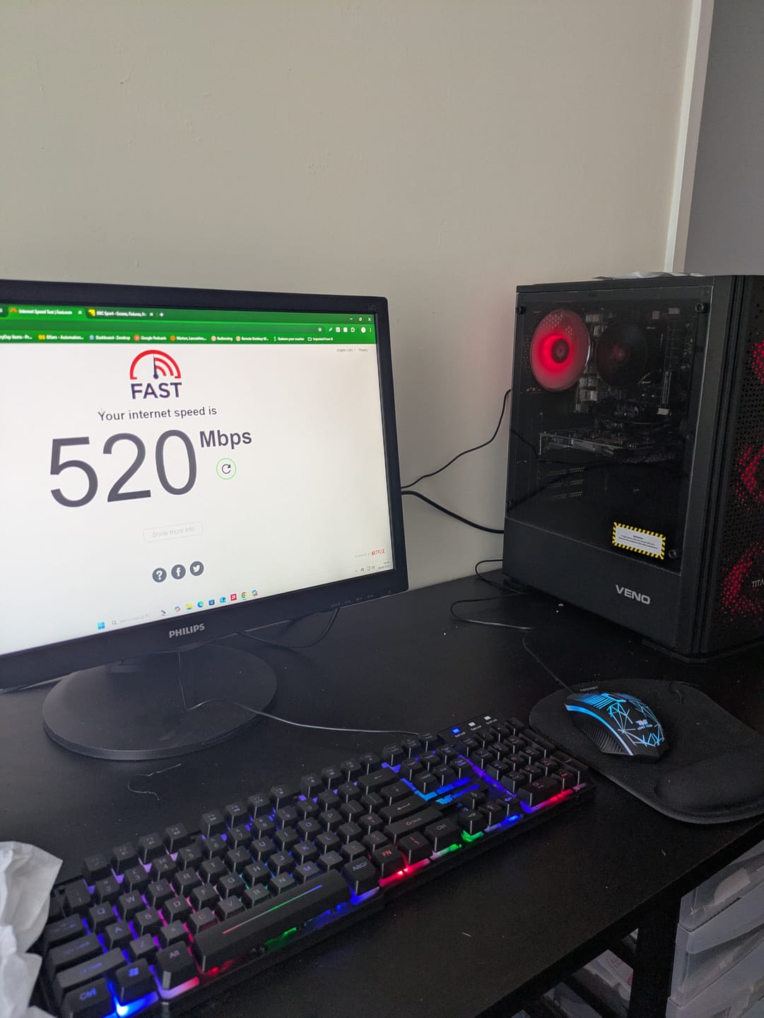 Customer photo review of Titan 4 Gaming PC Bundle - Intel Core i7 3rd 16GB RAM AMD RX580 8GB T4-MS201