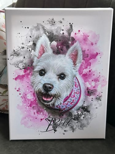 Lyn I. review of Your Pet as Watercolor Portrait image 1 out of 1