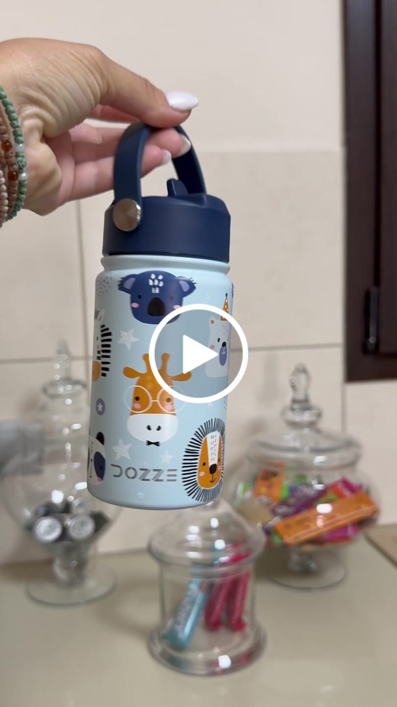 Customer video review of DOZZE Kids Water Bottle | 355ml
