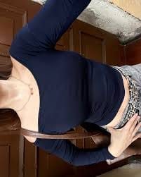 Customer photo review of TOP LUNA AZUL MARINO