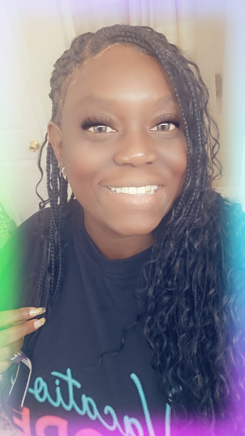 Customer photo review of Coco - Glueless Human Hair Braided Wig Pre Cut HD Full Elastic Lace Free Part Ready-To-Go (Lace Not Hand Tied)