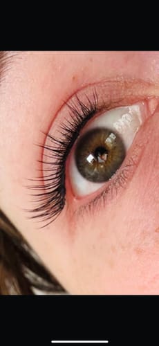 Customer photo review of Bare Naked - Pre-Glued Lashes