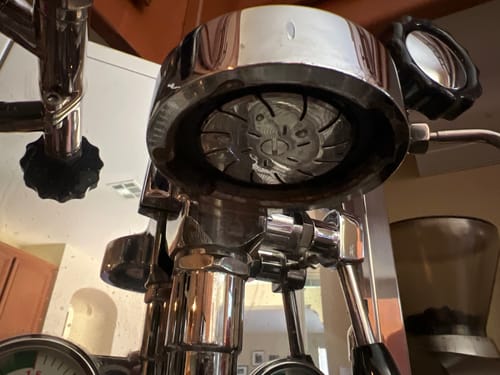 Customer photo review of High Diffusion Espresso Shower Screen