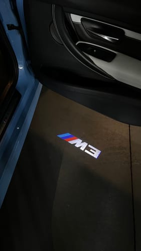 Customer photo review of BMW F SERIES DOOR LIGHTS