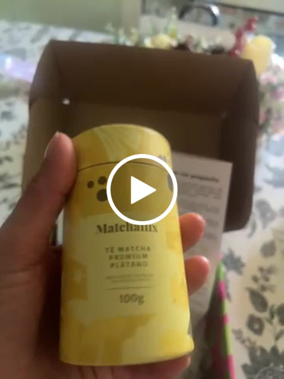 Customer video review of Té Matcha Premium Plátano