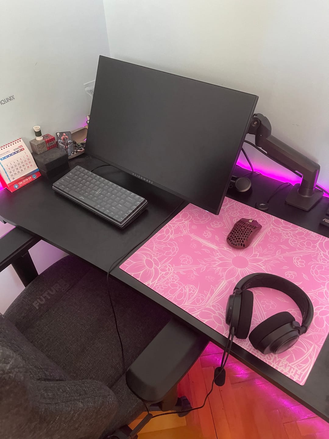 Customer photo review of Padsmith Empress V2 Rosa Cam Mousepad