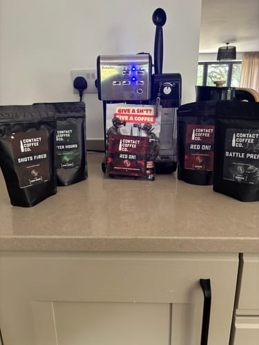 Customer photo review of Ground Coffee Sample Bags