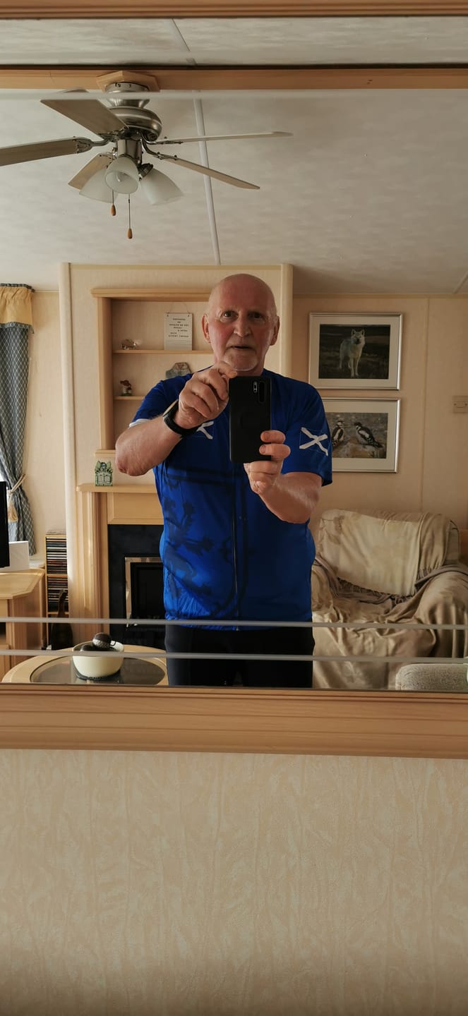 Customer photo review of Scotland Cycling Jersey