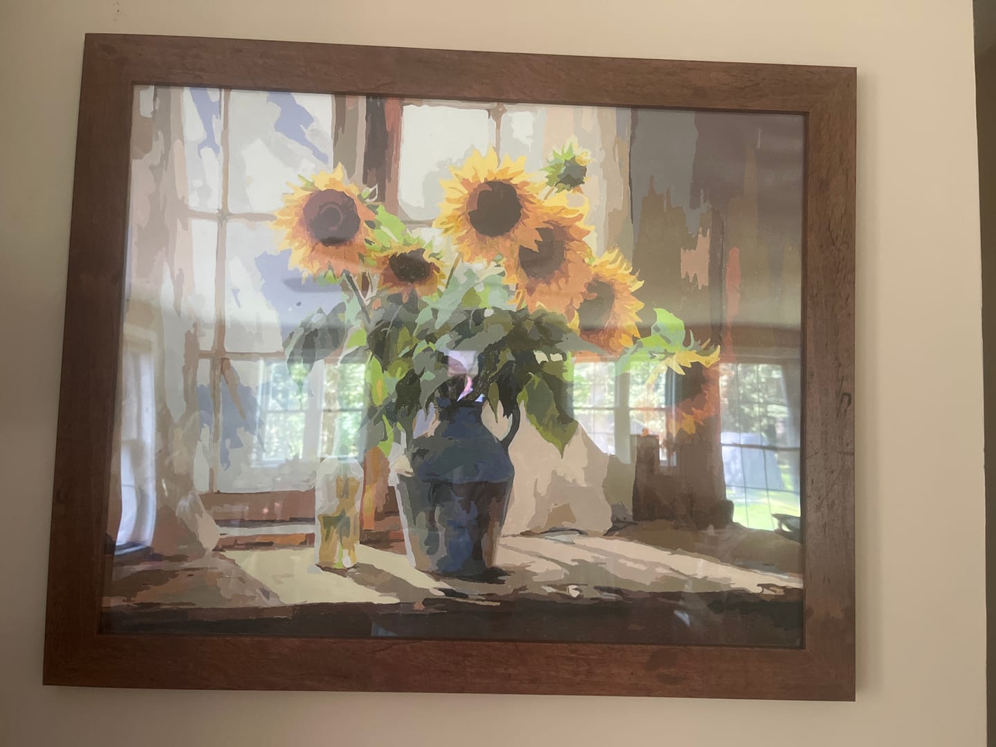 Customer photo review of Sunflowers Window Light