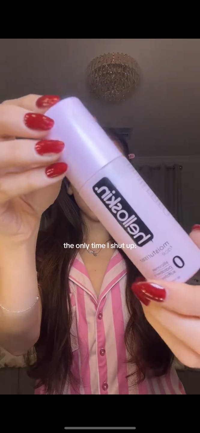 Customer photo review of face moisturiser