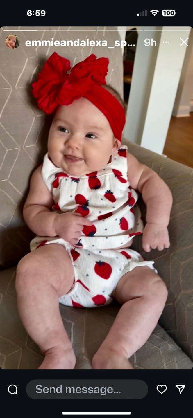 Customer photo review of Ruffled Headband-Bright Red