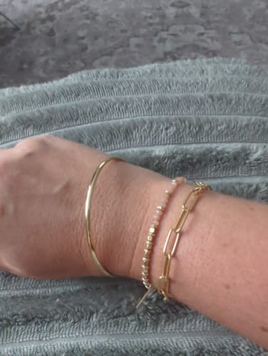 Customer photo review of Classic Gold Bangle