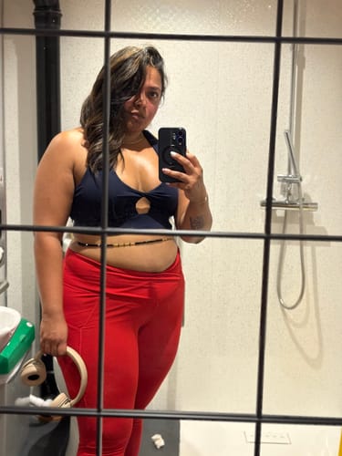 Customer photo review of *Rare Find* Royal Noir African Waist beads