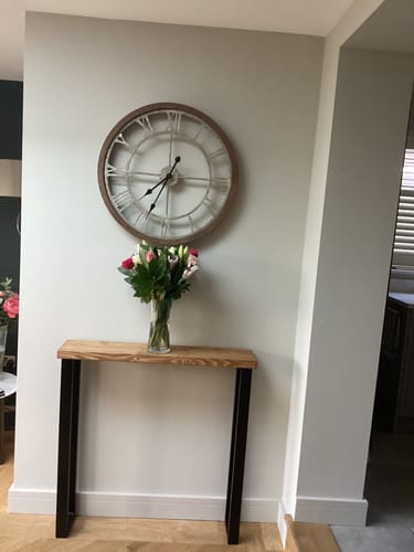 Customer photo review of Rustic Console Table  | 20cm Depth