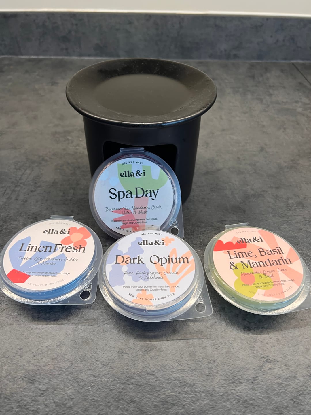 Customer photo review of Lime, Basil & Mandarin Gel Melt