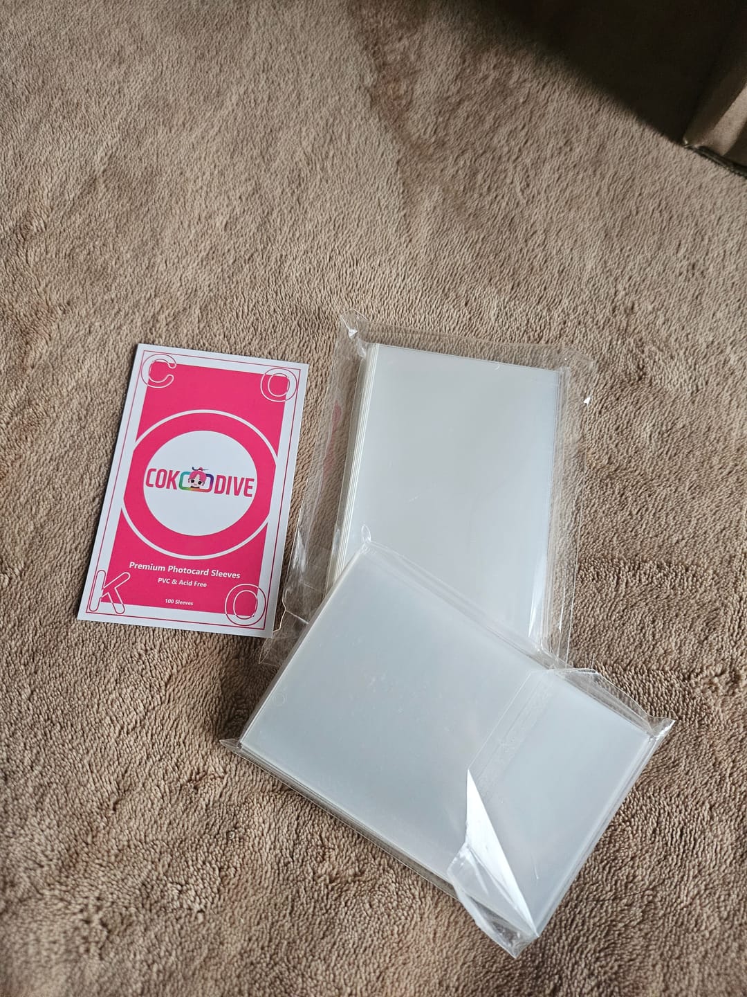 Customer photo review of Premium Photocard Sleeves for K-Pop Fans