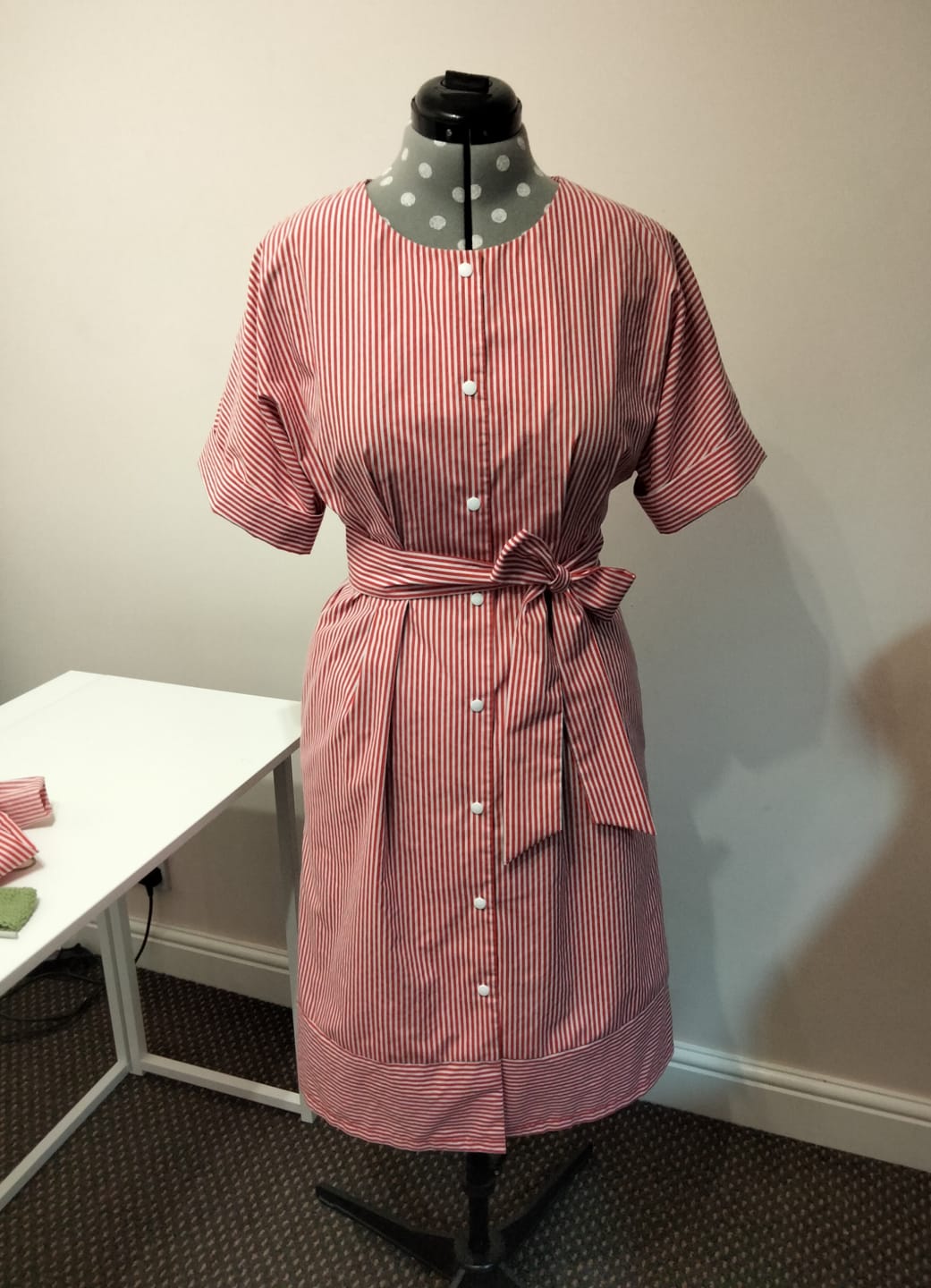 Customer photo review of Candy Stripes Polycotton Fabric