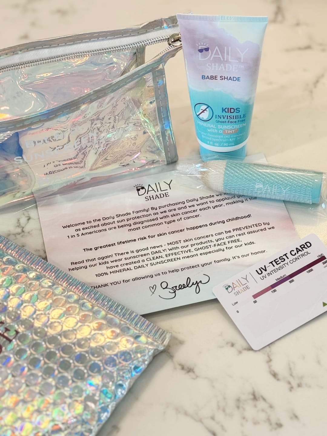 Customer photo review of Daily Shade Starter Kit