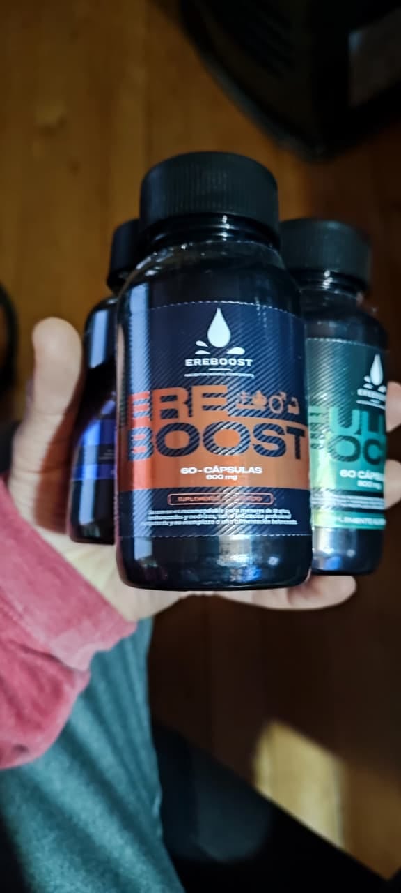 Customer photo review of EREBOOST | 60 Cápsulas