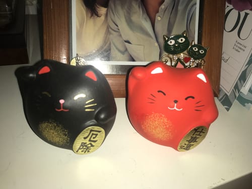 Customer photo review of Maneki Neko Rond Noir