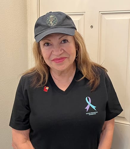 Customer photo review of Round 142 (Unisex V-Neck Tee | Bella + Canvas)