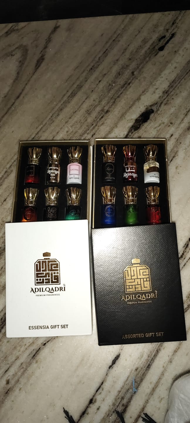 Customer photo review of Assorted And Essensia Luxury Attar Perfume Gift Set - Pack Of 2