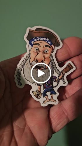 Customer video review of 50 Custom Stickers for $19