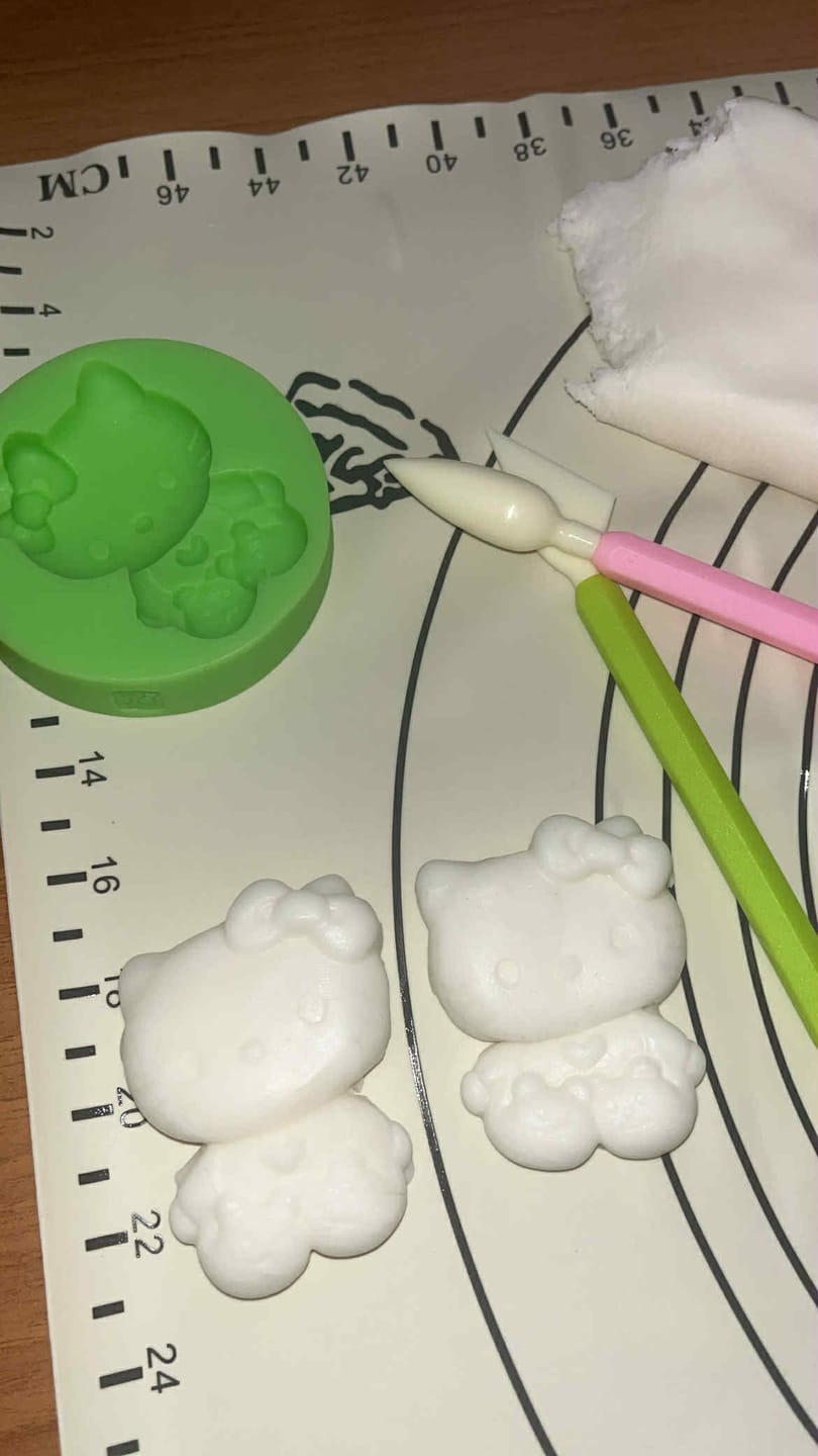 Customer photo review of Καλούπι σιλικόνης Hello Kitty