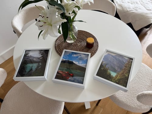 Customer photo review of Bright White Frame – Finish 52