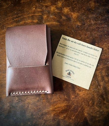 Customer photo review of Slimmad plånbok i äkta läder