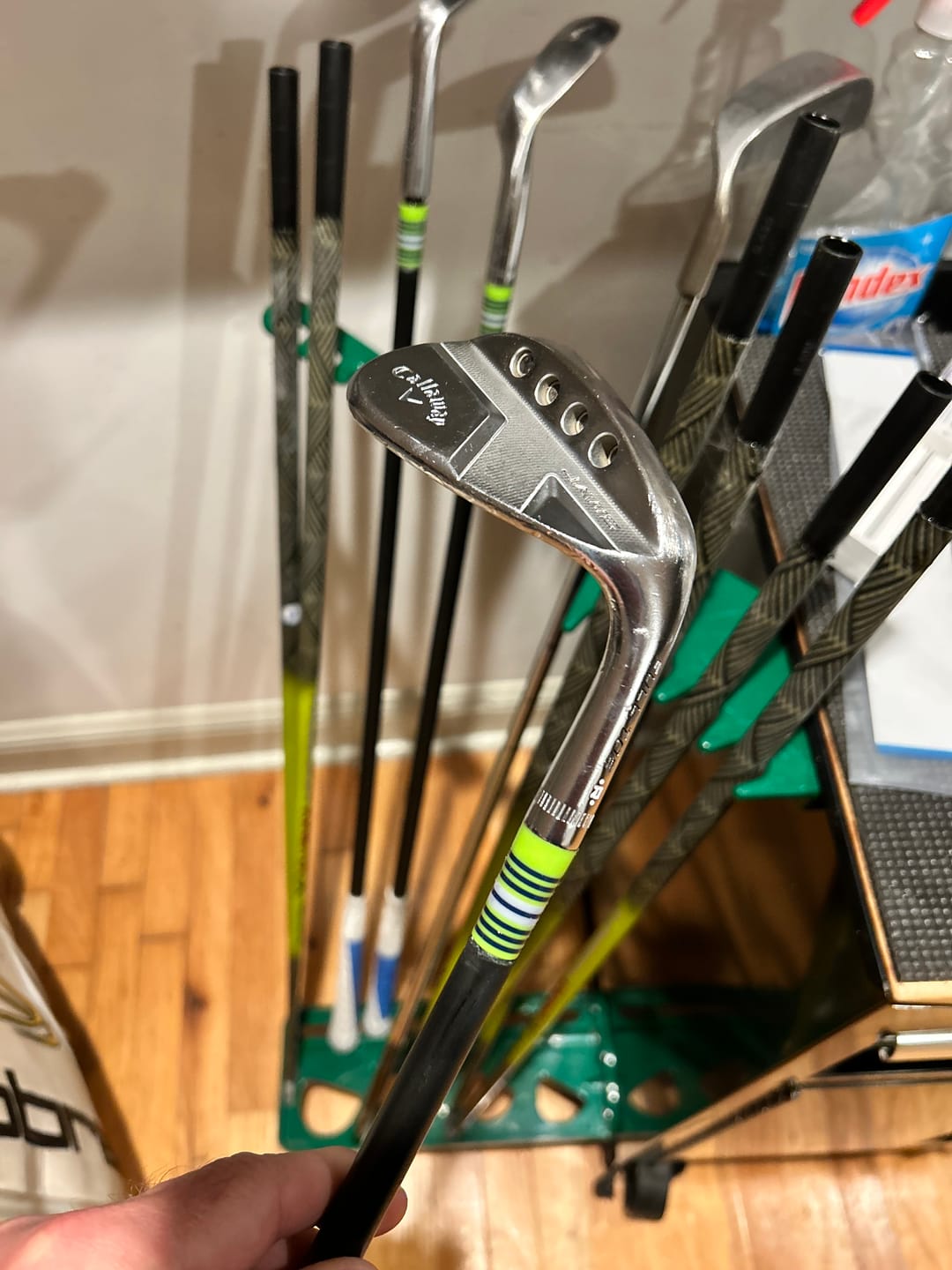 Customer photo review of Green Custom Golf Ferrule - 12th Man