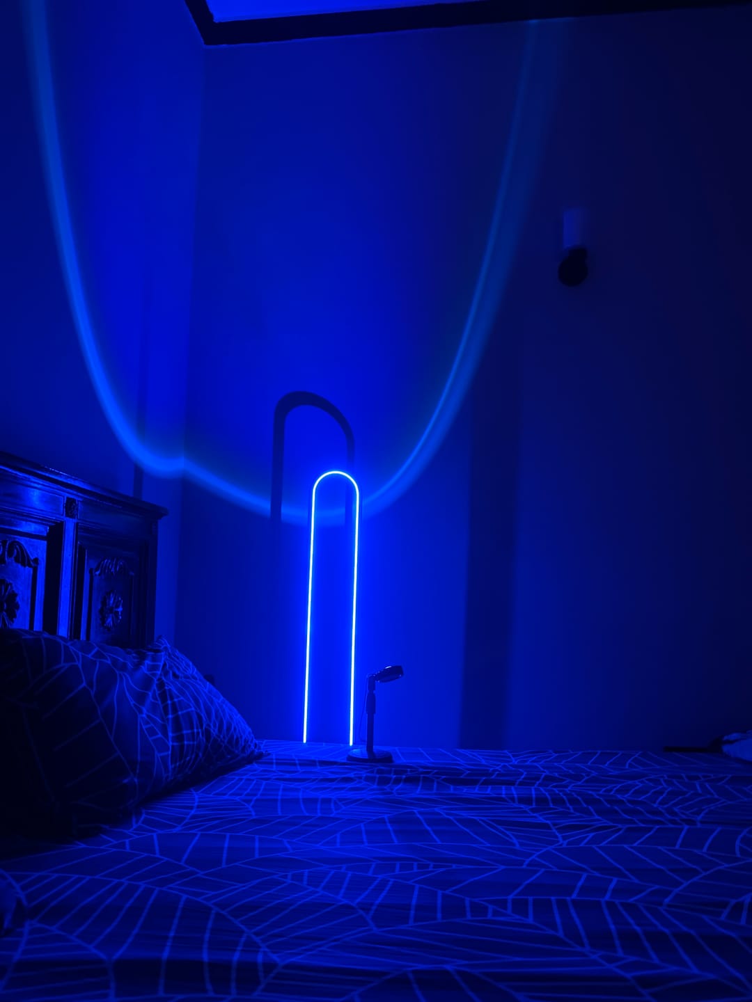 Customer photo review of RGB HOLLOW FLOOR LAMP