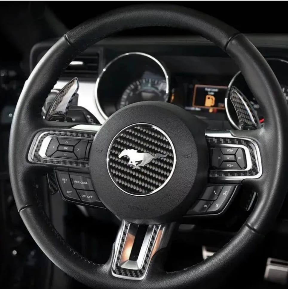 Customer photo review of Mustang 2015-2023 Carbon Fiber Paddle Shifter Extensions