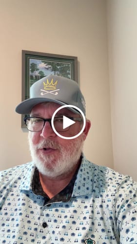 Customer video review of Glory Days Apparel - G Crown Golf Breaker Blue/Navy Rope Hat