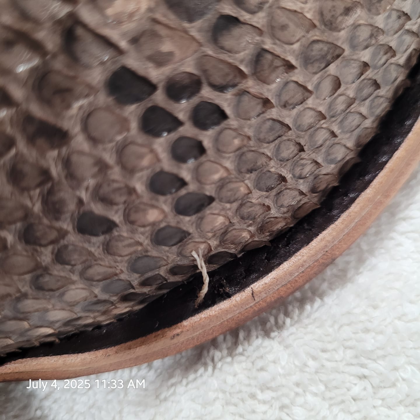 Customer photo review of Men's Exotic & Lamb Western Boots
