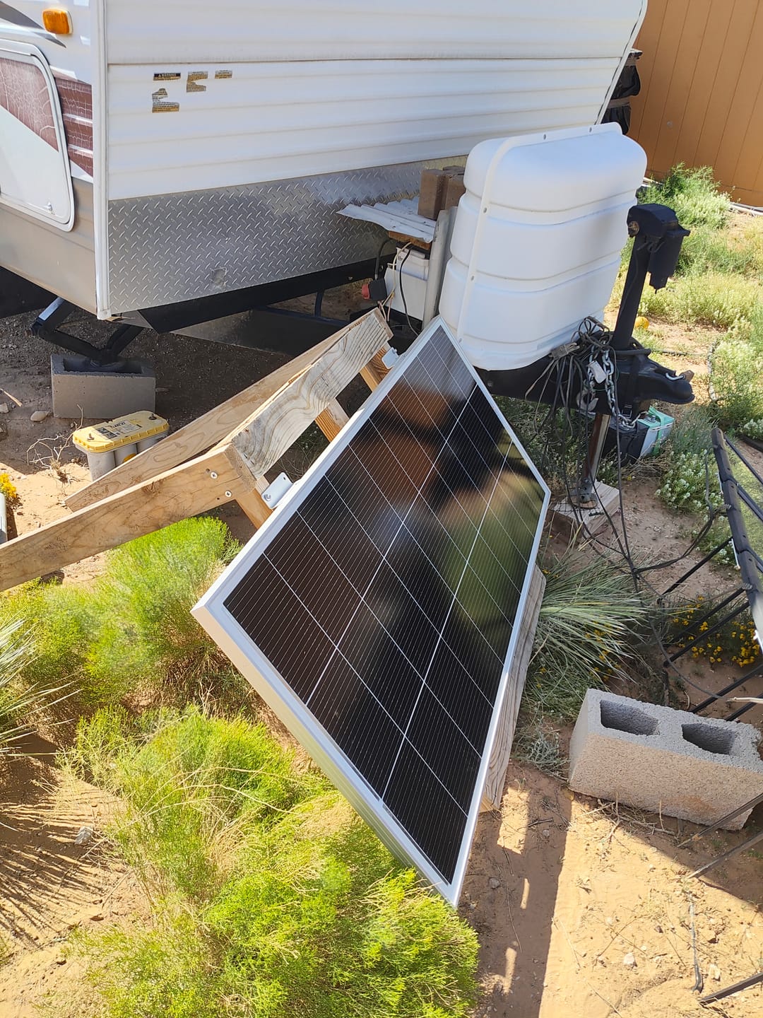 Customer photo review of MEGA 200 | 200 Watt Solar Panel | Premier 12V Off-Grid Solar Panel for RVs Cabins, Boats | 25-Year Output Warranty | UL Certified