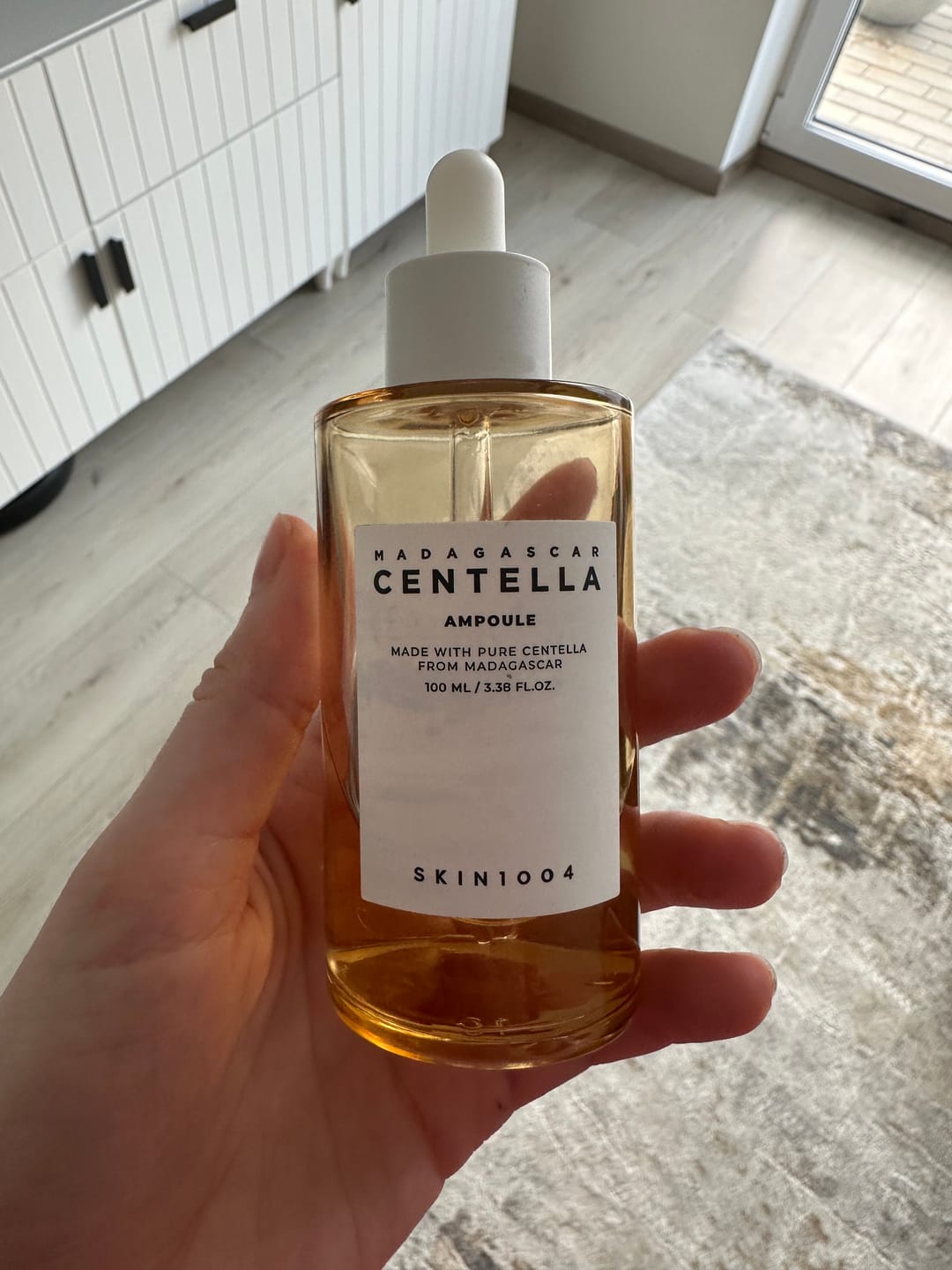 Customer photo review of Ampula, kura satur 100% Āzijas centellas ekstraktu SKIN1004 Madagascar Centella Ampoule