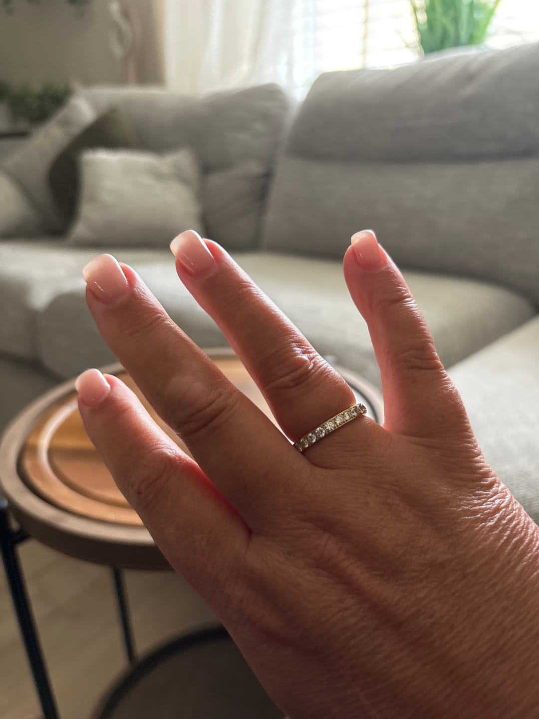 Customer photo review of Gold 3mm Full Glitz Ring