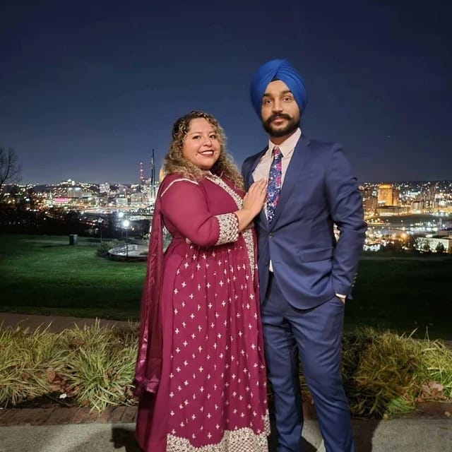 Customer photo review of Roka Nikah Wear Pakistani Indian Women's Anarkali Gown in burgandy red