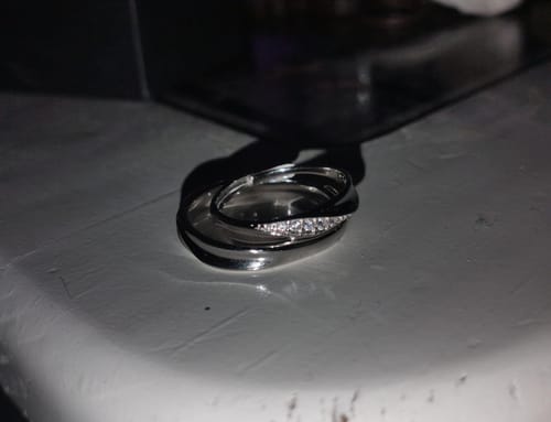 Customer photo review of Anillo Ajustable Pareja Classic Plata 925
