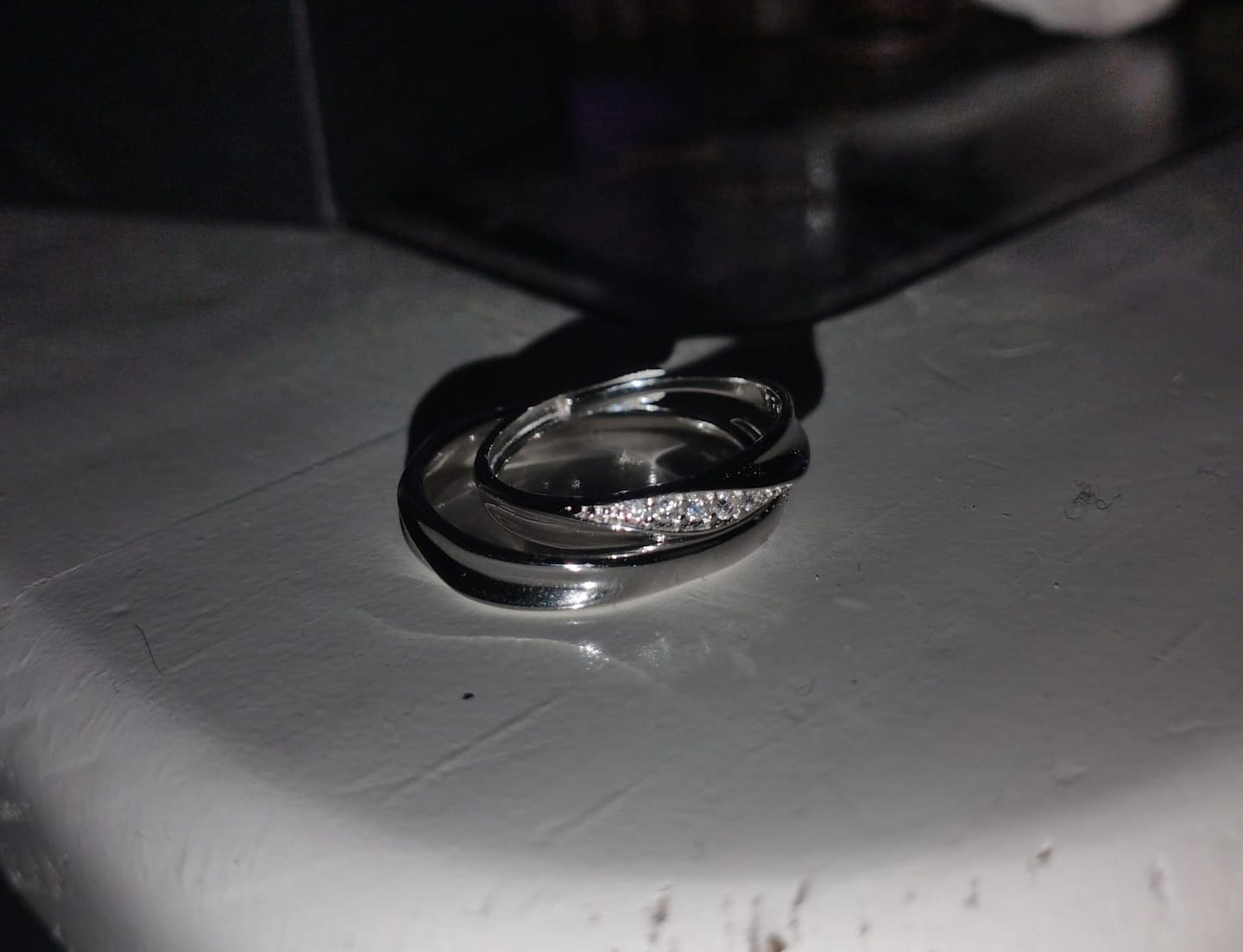 Customer photo review of Anillo Ajustable Pareja Classic Plata 925