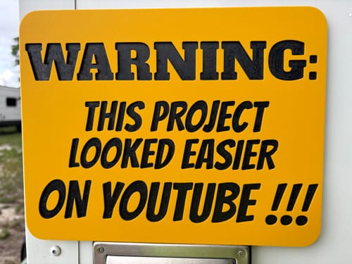 Customer photo review of ColorCore HDPE Plastic - Premium Multi-Layer Engravable Sheets